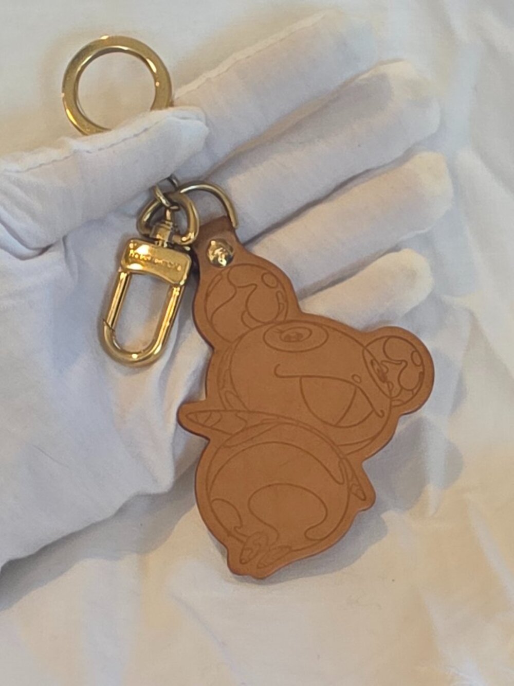 Louis Vuitton Takashi Murakami 2004 Porte Cles Panda Key Holder Bag Charm CT1004